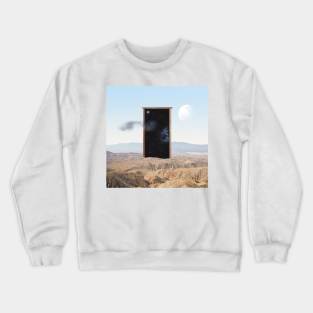 Cry For The Moon - Surreal/Collage Art Crewneck Sweatshirt